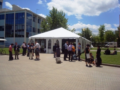 Participants taking a break during the conference, photo courtesy of EDEN