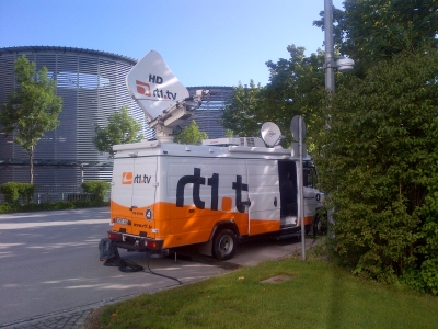 DSNG Receive Unit at the ICM in Munich
