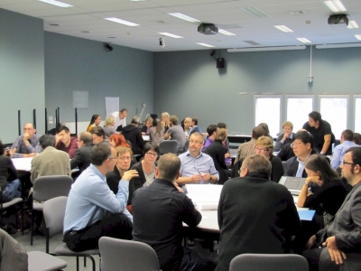 Group discussion during 2012 workshop