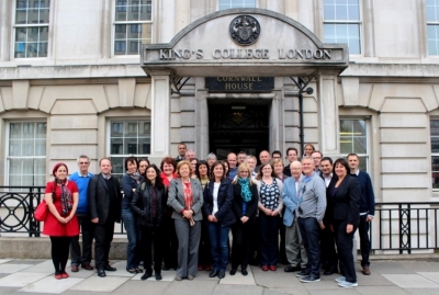 SAILS Project Partners in front of King's College