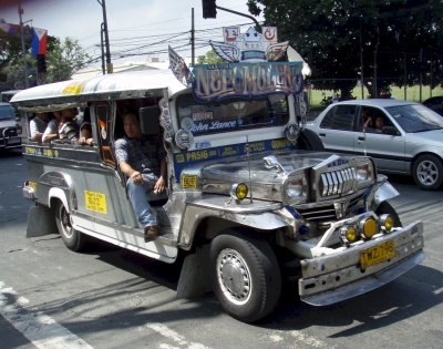 A Jeepney in the streets of Manila