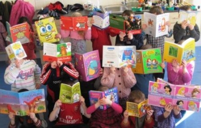 Feakle pupils enjoying Bookweek 2010